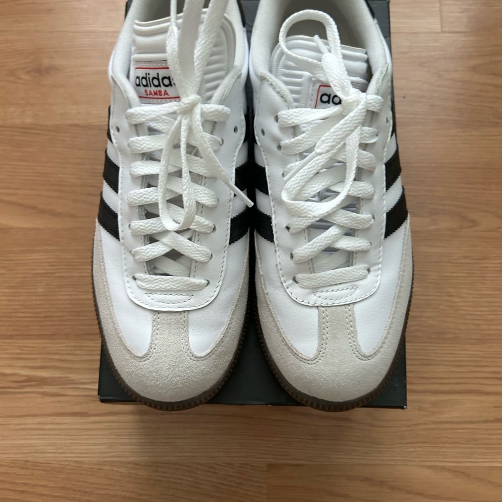 Adidas Samba White and Black Men's Sneakers